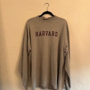 Harvard Gray Long Sleeve Shirt XXL